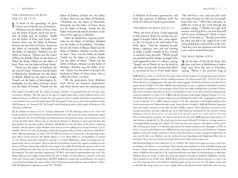 New Testament Interior Spread