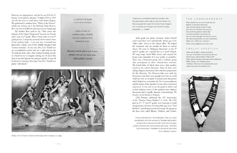 Autobiography Interior Spread